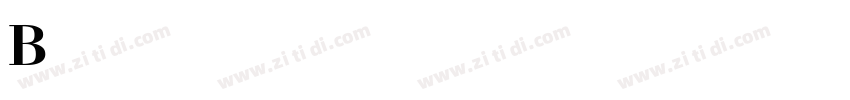 BodoniNo1URWT Bold字体转换